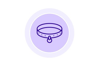 Choker Kolyesi, vektör, piksel mükemmel, illüstratör dosyası