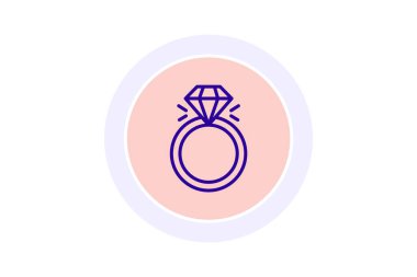 Elmas Dalga Halkası, vektör, piksel mükemmel, illüstratör dosyası