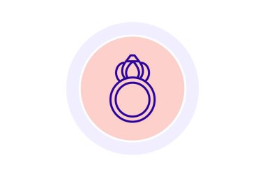 Opal ve Ay taşı halkası, vektör, piksel mükemmel, illüstratör dosyası