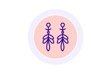 Yusufçuk kanatlı küpeler, vektör, piksel mükemmel, illüstratör dosyası