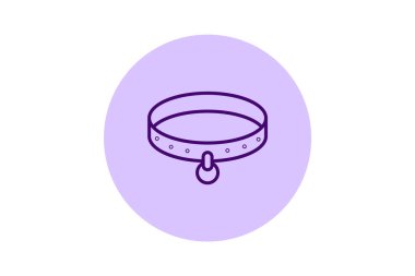 Choker Kolyesi, vektör, piksel mükemmel, illüstratör dosyası