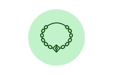 Yakut ve Elmas Bilezik, vektör, piksel mükemmel, illüstratör dosyası