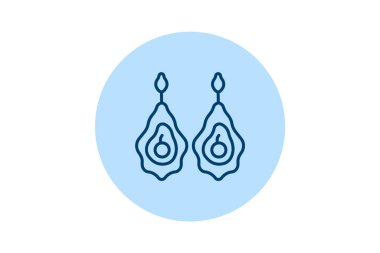 Jeot Dilimleyici Küpeler, vektör, piksel mükemmel, illüstratör dosyası