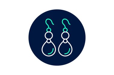 İnci küpeler, vektör, piksel mükemmel, çizer dosyası