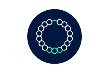 Gemstone Bilekliği, vektör, piksel mükemmel, illüstratör dosyası