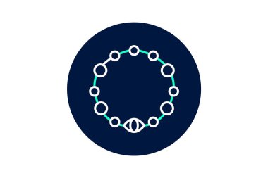 Safir bilezik, vektör, piksel mükemmel, illüstratör dosyası