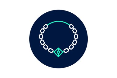 Yakut ve Elmas Bilezik, vektör, piksel mükemmel, illüstratör dosyası