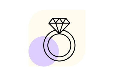 Tanzanite ve Diamond Ring, vektör, piksel mükemmel, illüstratör dosyası