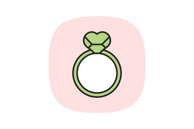 Rose Gold Ring, vektör, piksel mükemmel, illüstratör dosyası