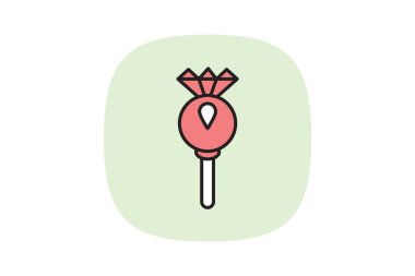 Elmas Anahtar Kolyesi, vektör, piksel mükemmel, illüstratör dosyası