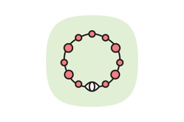 Safir bilezik, vektör, piksel mükemmel, illüstratör dosyası