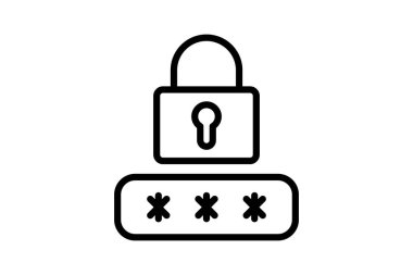 Şifreleme Kilidi, vektör, piksel mükemmel, resimleyici dosyası