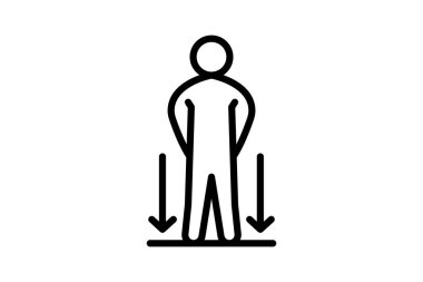 Duruş Değerlendirmesi, vektör, piksel mükemmel, illüstratör dosyası