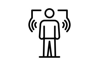 Duruş Tarayıcı, vektör, piksel mükemmel, illüstratör dosyası