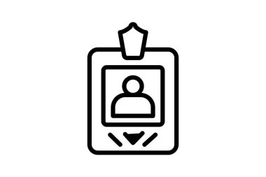 Dijital Kimlik Rozeti, vektör, piksel mükemmel, illüstratör dosyası