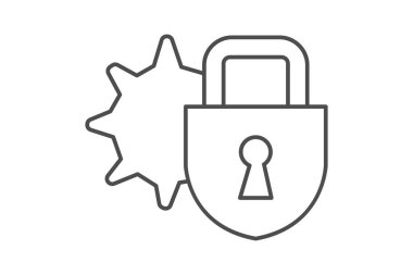 Kaba Kuvvet Koruma, vektör, piksel mükemmel, illüstratör dosyası