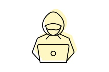 Dizüstü bilgisayarı, vektörü, pikseli mükemmel, illüstratör dosyası