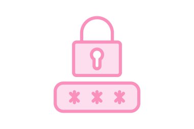 Şifreleme Kilidi, vektör, piksel mükemmel, resimleyici dosyası