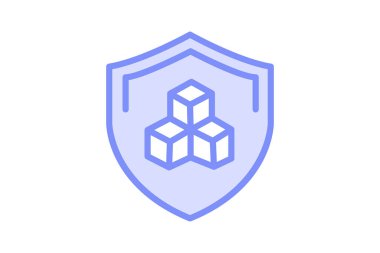 Engelleme zinciri Güvenlik, vektör, piksel mükemmel, illüstratör dosyası