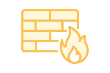 Web Uygulama Firewall, vektör, piksel mükemmel, illüstratör dosyası