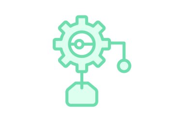 Otomasyon Motoru, vektör, piksel mükemmel, illüstratör dosyası