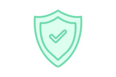 Kalkan İşaretli, vektör, piksel mükemmel, illüstratör dosyası