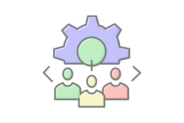 Yönetim denetimi, vektör, piksel mükemmel, illüstratör dosyası