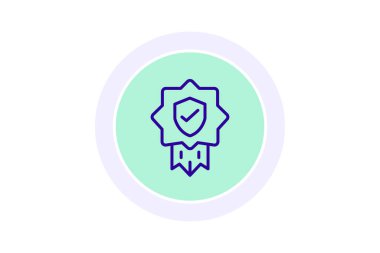 Sıfır Güven Modeli, vektör, piksel mükemmel, illüstratör dosyası