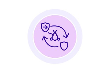 Sıfır Gün Kullanımı, vektör, piksel mükemmel, illüstratör dosyası