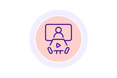 Eğitim Simülatörü, vektör, piksel mükemmel, illüstratör dosyası