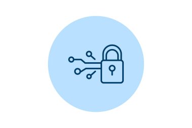 Kuantum Şifreleme, vektör, piksel mükemmel, illüstratör dosyası