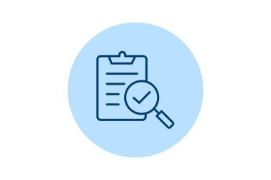 Güvenlik denetimi, vektör, piksel mükemmel, illüstratör dosyası