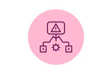 Siber Tehdit Haritası, vektör, piksel mükemmel, illüstratör dosyası