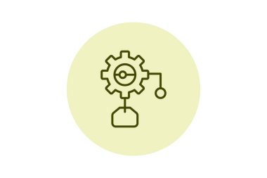 Otomasyon Motoru, vektör, piksel mükemmel, illüstratör dosyası