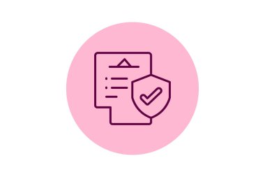 Siber Güvenlik Doğrulama, vektör, piksel mükemmel, illüstratör dosyası