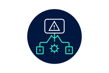 Siber Tehdit Haritası, vektör, piksel mükemmel, illüstratör dosyası