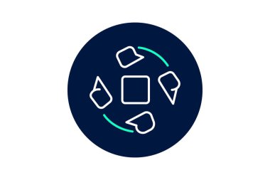 Token Servisi, vektör, piksel mükemmel, illüstratör dosyası