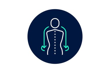 Duruş Yönetim Aracı, vektör, piksel mükemmel, illüstratör dosyası