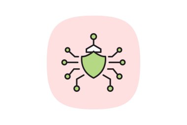 Siber Dayanıklılık, vektör, piksel mükemmel, illüstratör dosyası