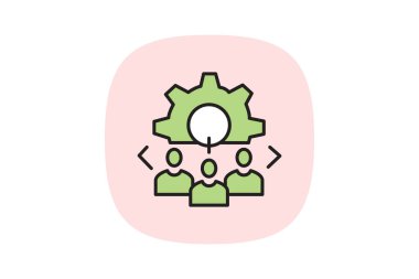 Yönetim denetimi, vektör, piksel mükemmel, illüstratör dosyası