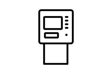 Atm Büfe, vektör, piksel mükemmel, illüstratör dosyası