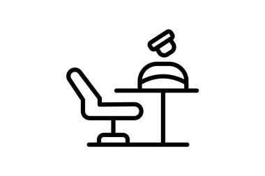 Salon, vektör, piksel mükemmel, illüstratör dosyası