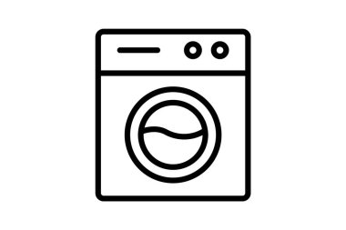 Çamaşırhane, vektör, piksel mükemmel, illüstratör dosyası