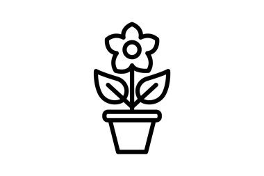 Çiçek, vektör, piksel mükemmel, illüstratör dosyası