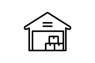 Depolama, vektör, piksel mükemmel, illüstratör dosyası