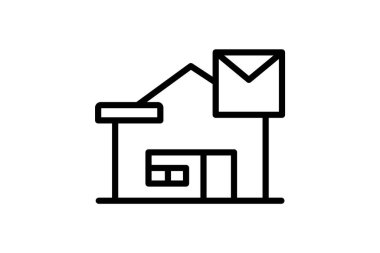 Postane, vektör, piksel mükemmel, illüstratör dosyası