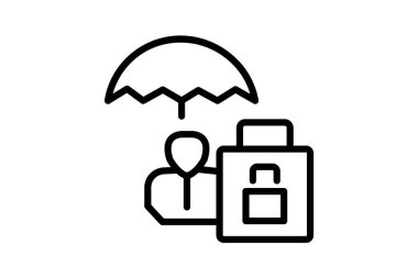 Sigorta Ofisi, vektör, piksel mükemmel, illüstratör dosyası