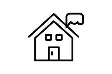 Emlak Ofisi, vektör, piksel mükemmel, illüstratör dosyası