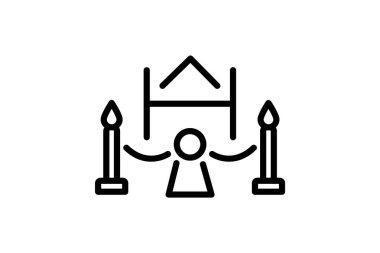 Müze, vektör, piksel mükemmel, illüstratör dosyası