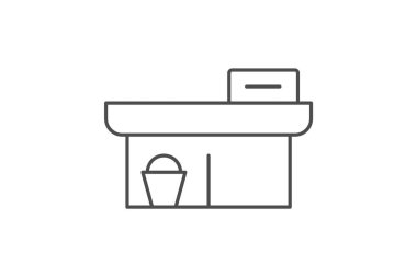 Uygun Depo, vektör, piksel mükemmel, illüstratör dosyası